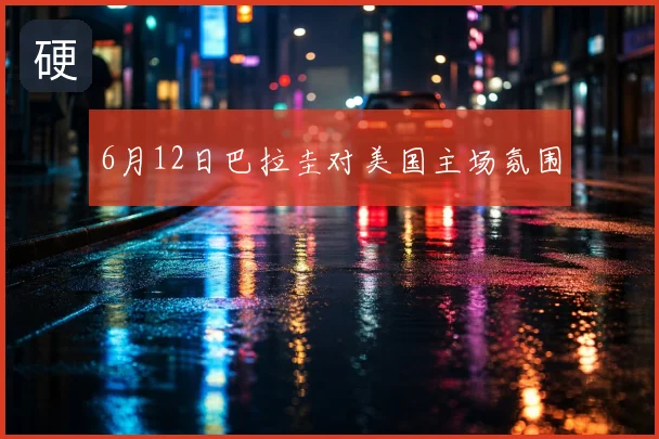 6月12日巴拉圭对美国主场氛围